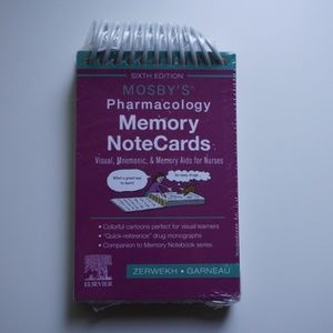 MOSBY'S PHARMACOLOGY MEMORY NOTECARDS